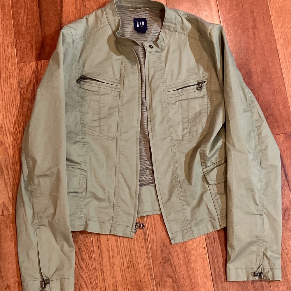 Green Jean Jacket